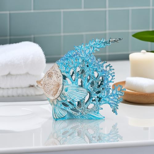 Beach Coastal Coral Reef Angelfish Home Office Bathroom Decor Gift (500 Count)