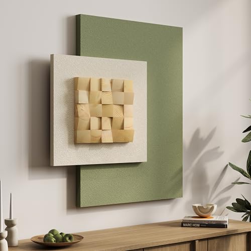 Large Wood Abstract Wall Art for Living Room