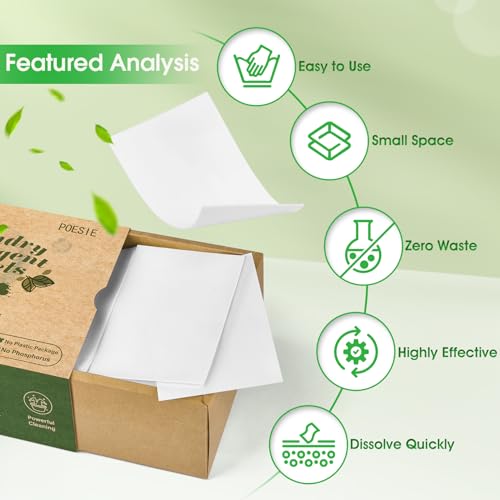 Laundry Detergent Sheets Fresh Scent 480 Count