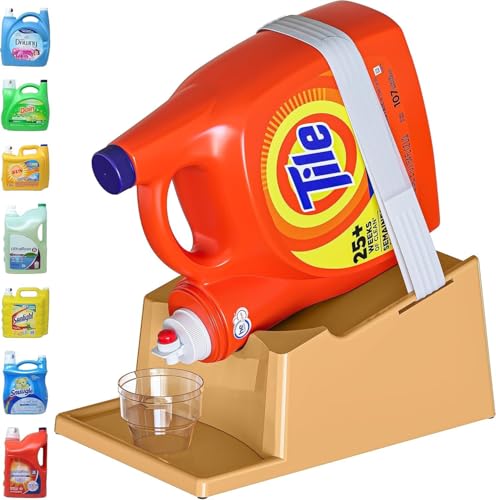 Liquid Laundry Detergent Holder Stand with Drip Tray