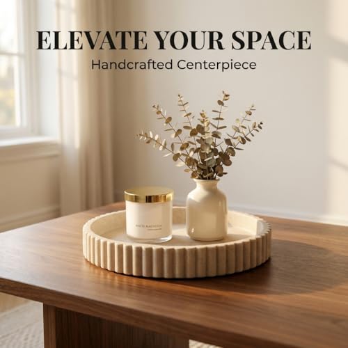 Round Decorative Tray Coffee Table Tray