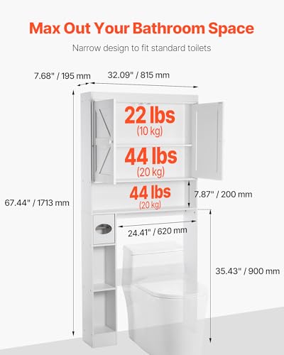 Over The Toilet Storage Cabinet