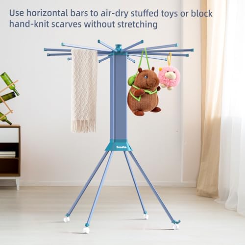 Clothes Drying Rack Foldable & Collapsible Drying Racks with 4