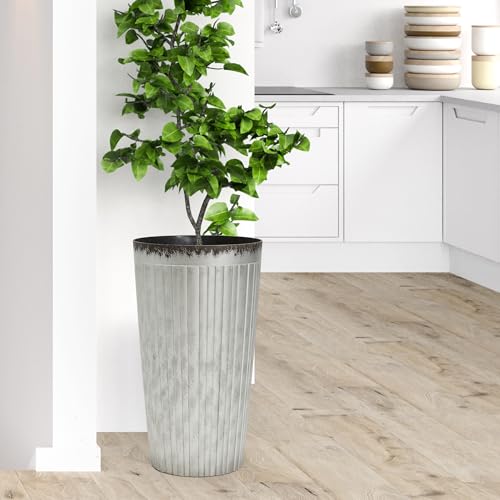 Garden 22.5" H. Plastic Planters (2 Count)