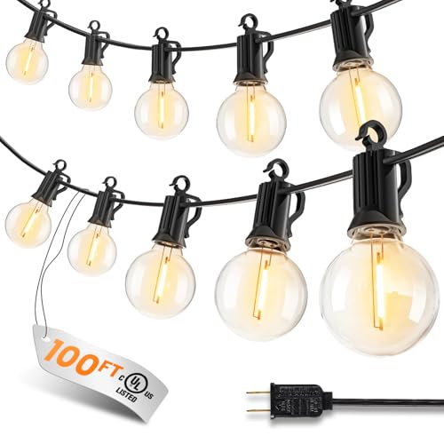 109FT 100 LED Outdoor String Lights