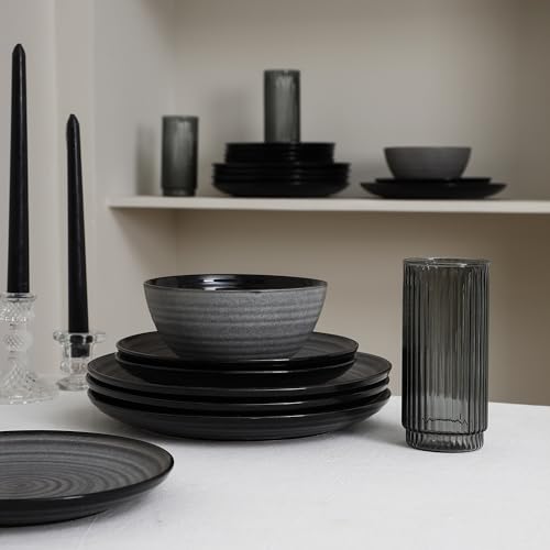 Dua 16 Piece Dinnerware Set Stoneware