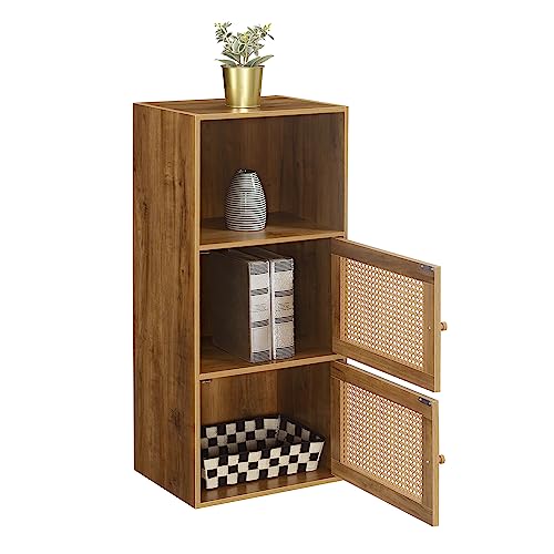 Xtra Storage Boho Weave 2 Door Cabinet 16.5"