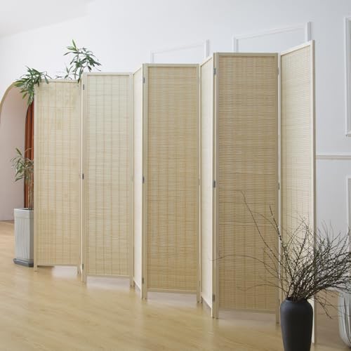 8 Panel Bamboo Room Divider