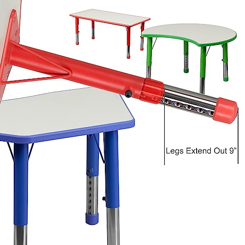 Kids 47.25x23.6 in Plastic Activity Table