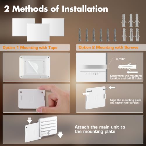 3 Pack Motion Sensor Night Lights (3 Count)