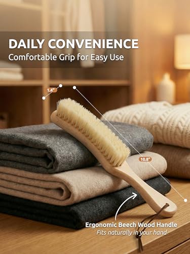 White Boar Clothes Brush for Suits