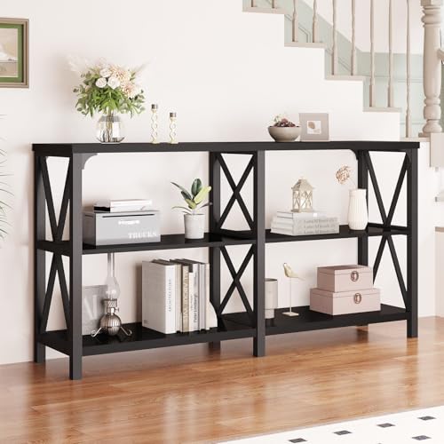 Black Sofa Table for Entryway
