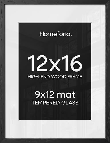 12x16 Black Oak Picture Frame (2 Count)
