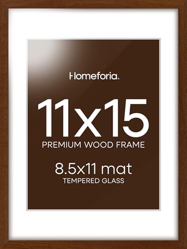 11x15 Brown Oak Picture Frame