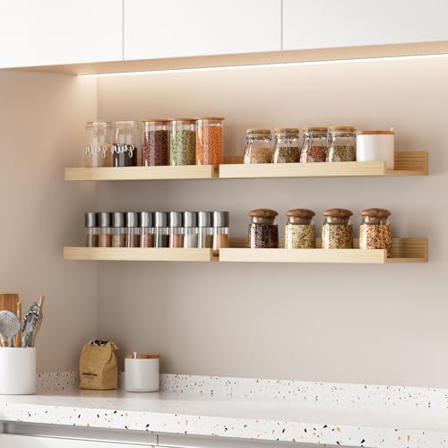 Floating Shelves for Wall Decor Storage (6 Count)