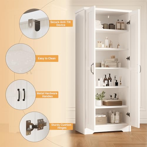70" Tall Storage Cabinet