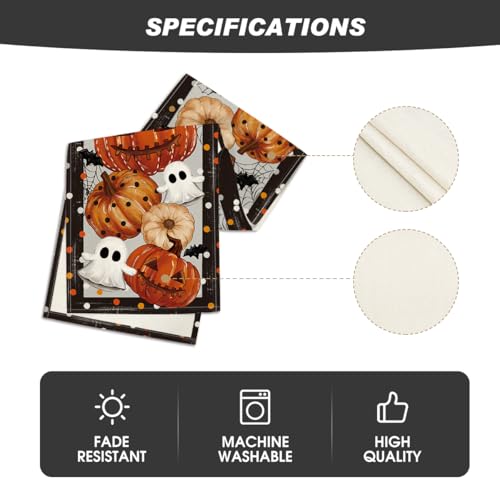 210 GSM Halloween Table Runner Home Party Decor 13x36 Inch (3.25 Sq Ft)