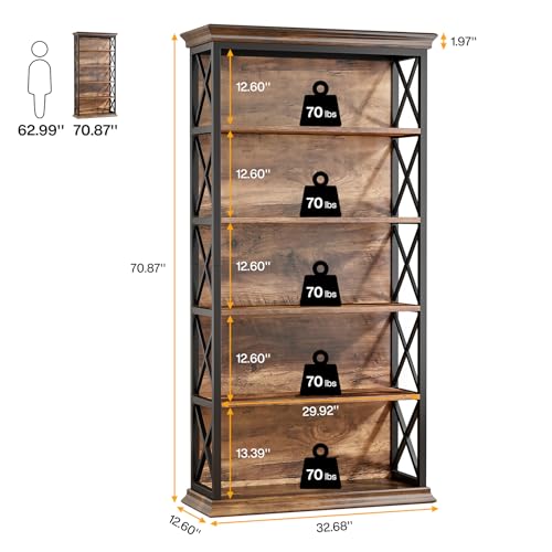 6 Tier Bookcase