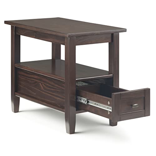 Warm Shaker 14" Side Tables in Brunette Brown