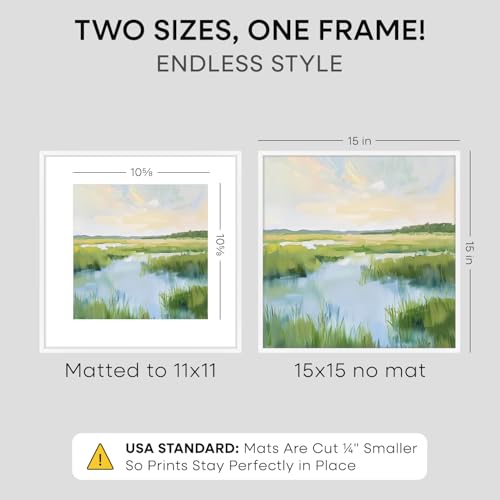 15x15 White Picture Frame (2 Count)