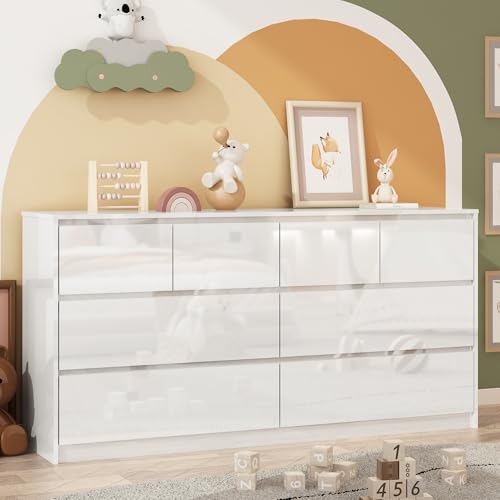 White Malm Dresser for Bedroom