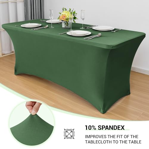 6ft Stretch Spandex Table Cover (4 Count)