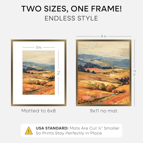 9x11 Bronze Picture Frame (2 Count)