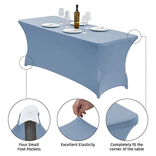 6FT Stretch Spandex Fitted Tablecloth