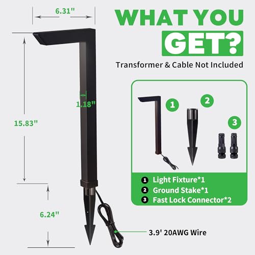 LED Pathway Lights Wired (8 Count)