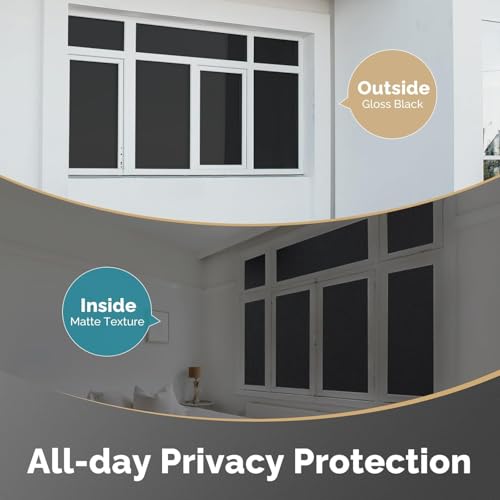 Total Blackout Window Privacy Film (19.38 Sq Ft)