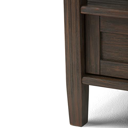 Warm Shaker 24" Bedside Nightstands in Black