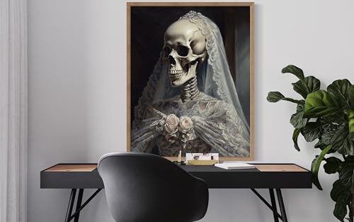 Skull Gown Poster Art Print