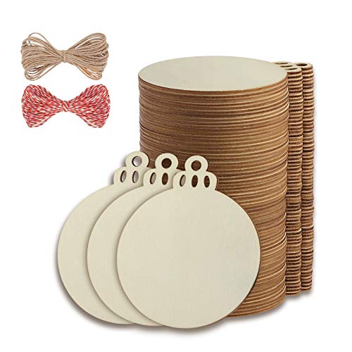 Wooden Christmas Ornaments (100 Count)