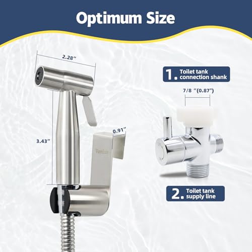 2 Pack Handheld Bidet Sprayer for Toilet