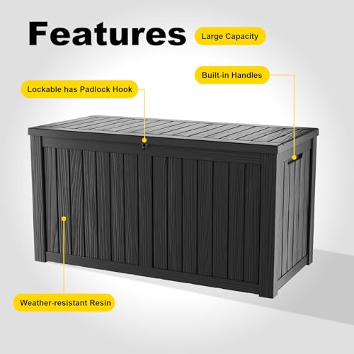 180 Gallon Outdoor Deck Box