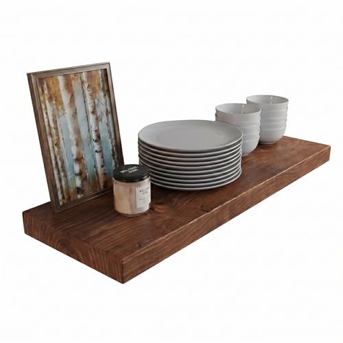 36 Inch Wooden Floating Shelves for Wall