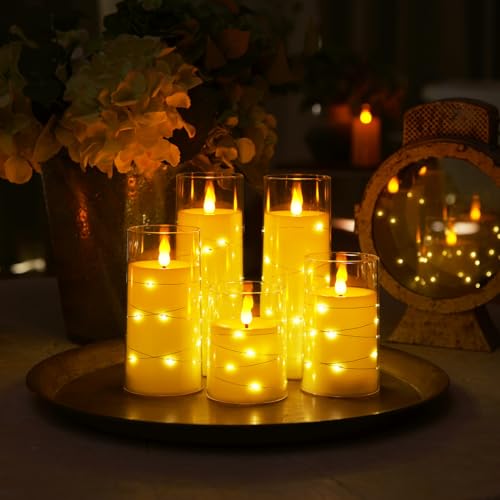 Flickering Flameless Candles (5 Count)