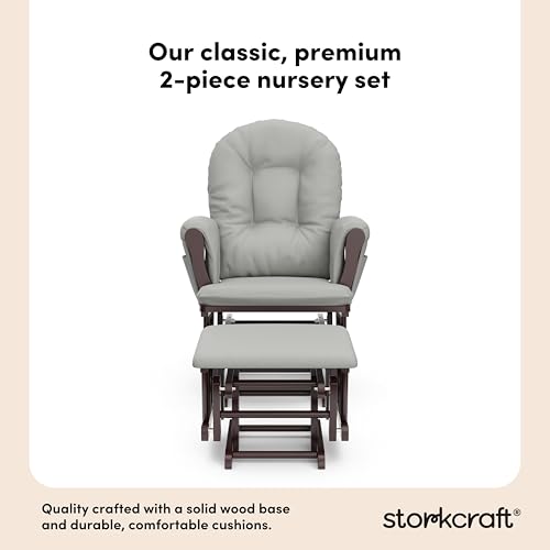 Premium Hoop Glider & Ottoman