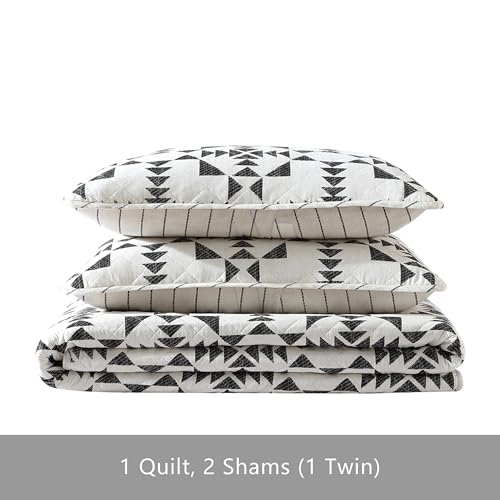 Queen Reversible 100% Cotton Quilt Sets with Shams