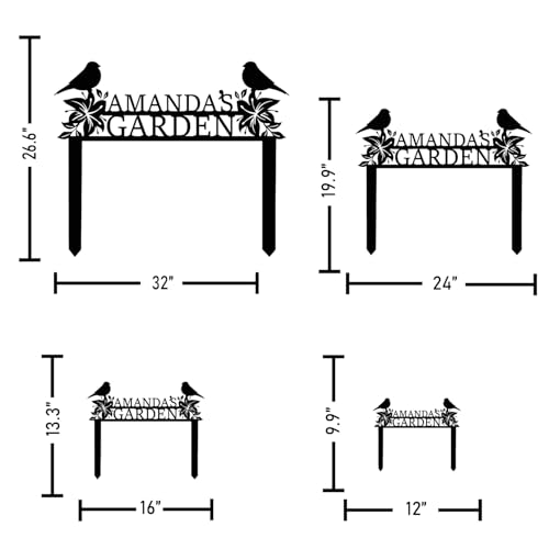 Personalized Garden Sign with Stake