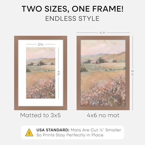 4x6 Mocha Picture Frame