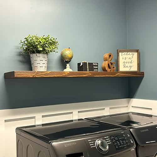 60 Inch Wooden Floating Shelves for Wall