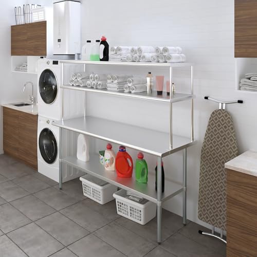 72 Inch Double Tier Overshelf