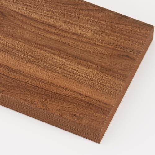 12 x 12 Deep Floating Shelves Wall Mounted Set of 2 Walnut (2 Count)