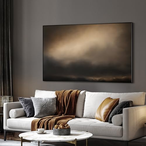30"x60" Extra Large Framed Wall Art Golden Sunset Cloud