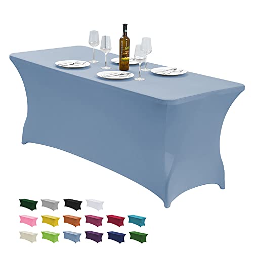 6FT Stretch Spandex Fitted Tablecloth
