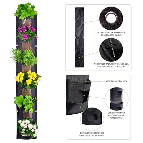 6 Pocket Vertical Grow Bag