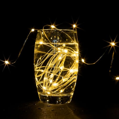 2PACK 66FT 200LEDs Fairy Lights Solar (2 Count)