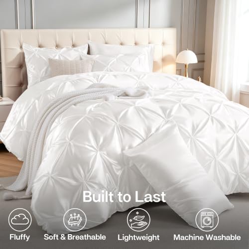 Satin Twin Comforter Set Ivory