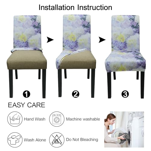 Pattern Chair Covers for Dining Chairs